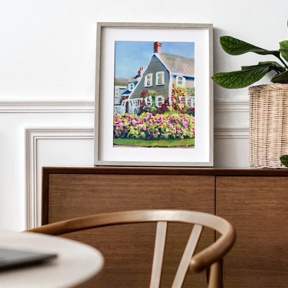 Nantucket Print, Nantucket Painting, hYDRANGEAS, Nantucket Poster, Nantu… - Picture 3 of 5